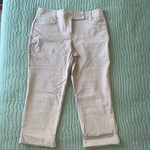 “Style & Co.” - Stretch Capris (Taupe) size 10